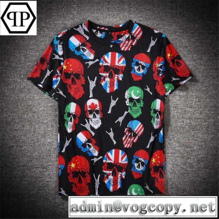 PHILIPP PLEIN Tシャツ/半袖  2019夏ファション新品 フィリッププレイン オススメしたい最新注目ファション