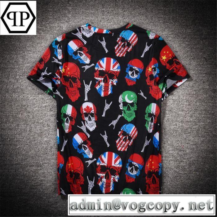 PHILIPP PLEIN Tシャツ/半袖  2019夏ファション新品 フィリッププレイン オススメしたい最新注目ファション