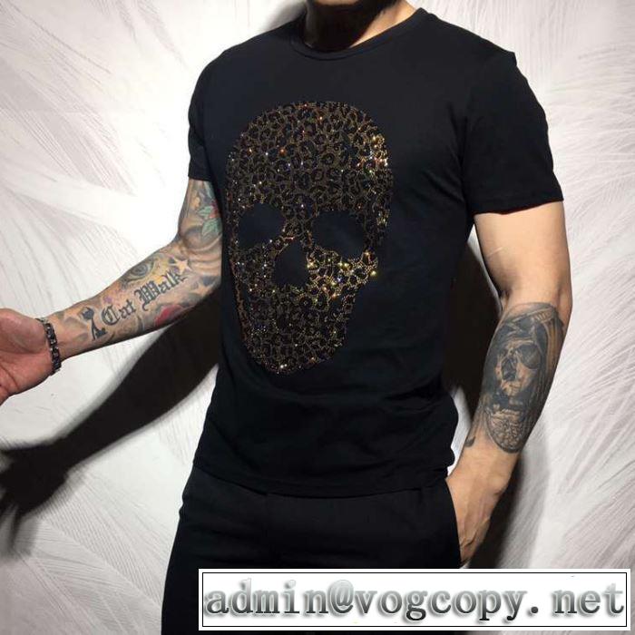 リラックス感のある着こなPHILIPP PLEIN Tシャツ/半袖し 【2019春夏】最新コレクションフィリッププレイン