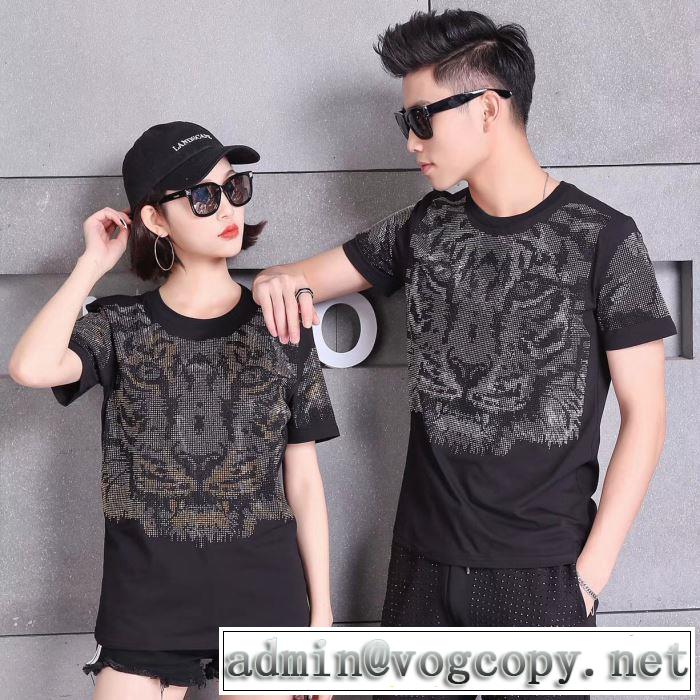 今風の着こなし新品 Tシャツ/半袖 PHILIPP PLEIN フィリッププレイン2019春夏人気トレンドアイテム
