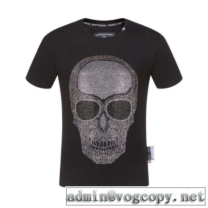 夏らしい季節感 Tシャツ/半袖  フィリッププレイン2019春夏も引き続き人気セール  PHILIPP PLEIN
