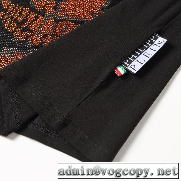 今風の着こなし新品  PHILIPP PLEIN Tシャツ/半袖 2色可選フィリッププレイン 2019春夏の大注目トレンド