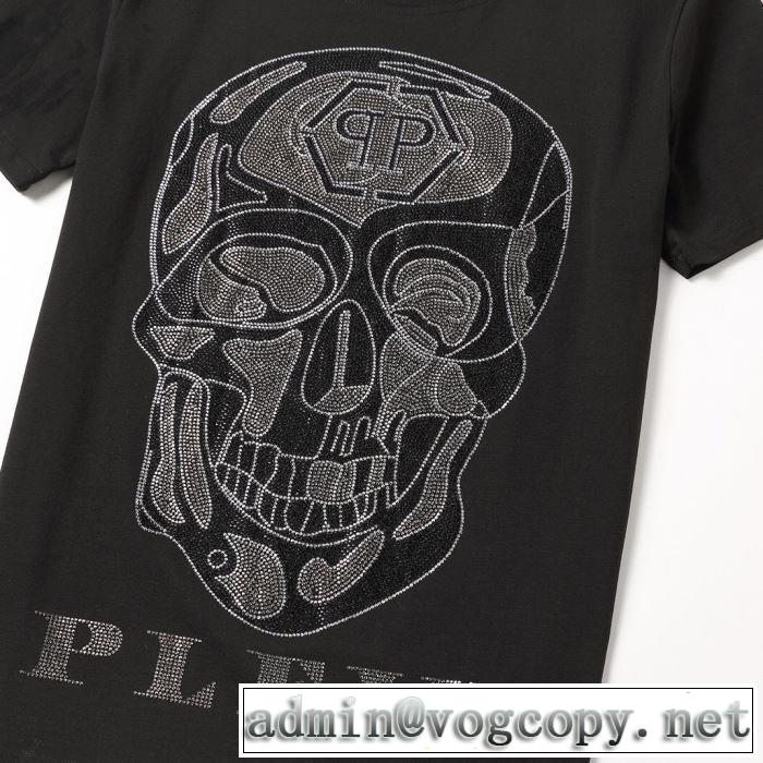 注目度が高まり最新コレクション Tシャツ/半袖 2色可選フィリッププレイン 2019春夏トレンドアイテム PHILIPP PLEIN