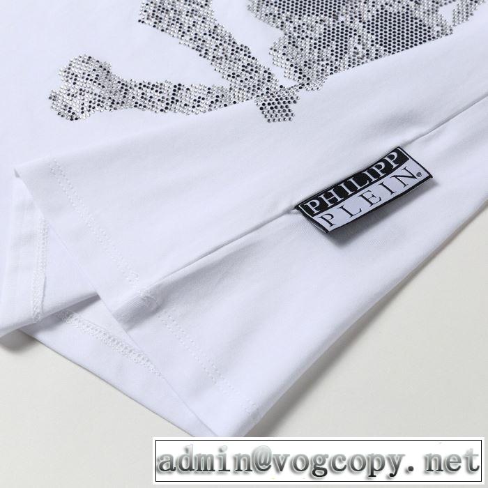 フィリッププレイン2019SSのトレンド商品 PHILIPP PLEIN 夏のコーデには欠かせない Tシャツ/半袖 2色可選