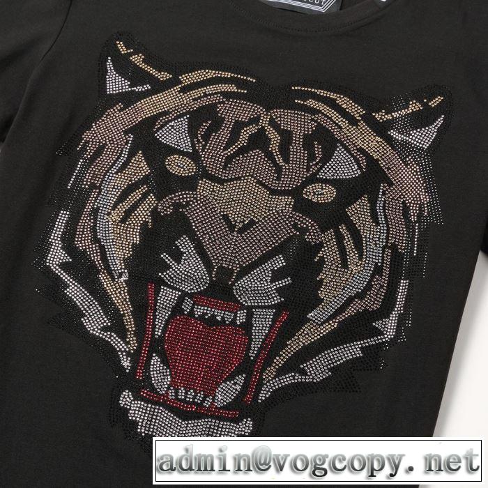 Tシャツ/半袖 2色可選夏らしい季節感 フィリッププレイン 2019春夏も引き続き人気セール PHILIPP PLEIN