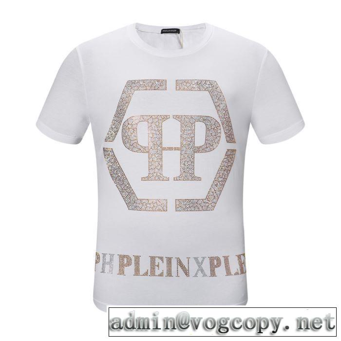 フィリッププレイン 2019年夏の一押しファッションアイテム PHILIPP PLEIN Tシャツ/半袖 季節感のあるファッション 2色可選