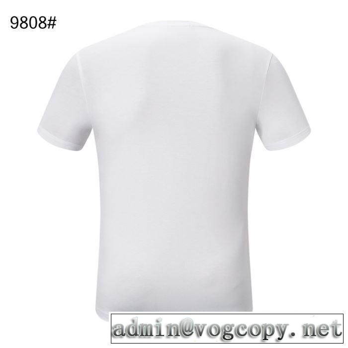 夏らしい季節感 フィリッププレイン PHILIPP PLEIN Tシャツ/半袖 2019春夏人気トレンドアイテム 2色可選