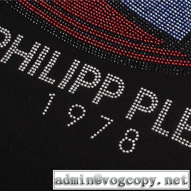 キレイめ感が強い PHILIPP PLEIN Tシャツ/半袖 今期注目のブランドトレンド フィリッププレイン