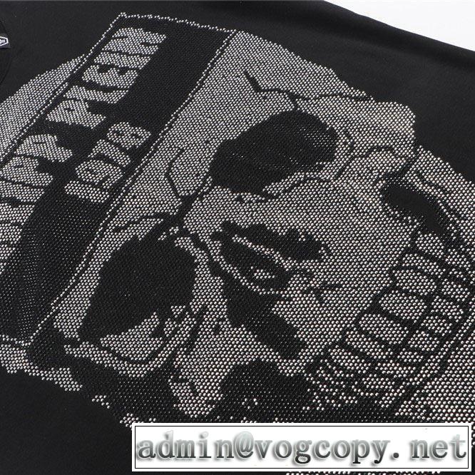 特に夏は人気アイテム PHILIPP PLEINリラックス感のあるゆったり  Tシャツ/半袖 フィリッププレイン