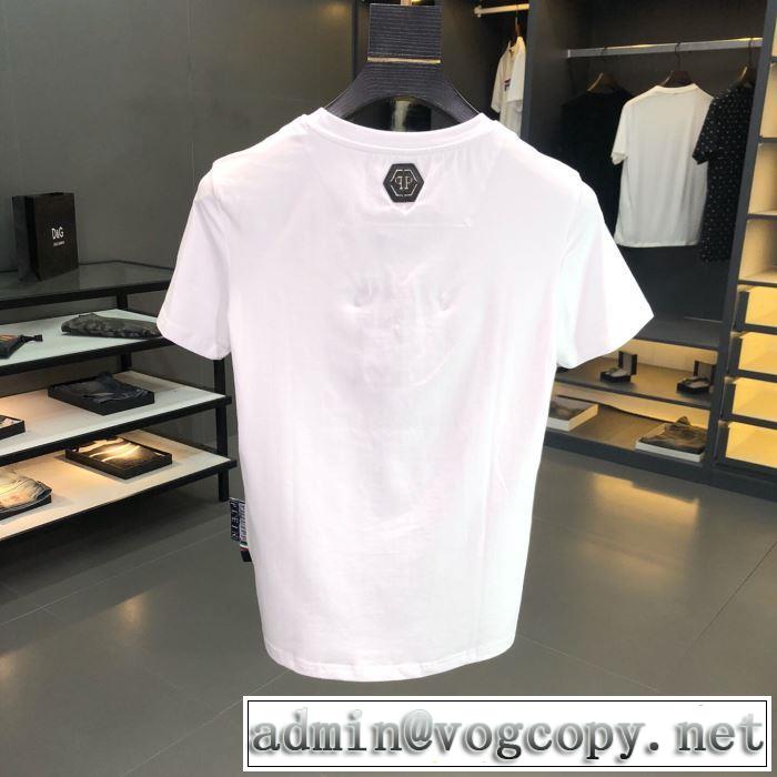 Tシャツ/半袖 最新のトレンドブランド人気的 2色可選フィリッププレイン2019春夏は人気定番 PHILIPP PLEIN