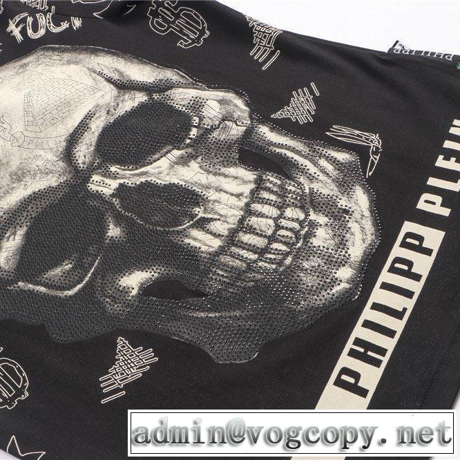 最新のトレンドブランド人気的  PHILIPP PLEIN 2019春夏は人気定番 Tシャツ/半袖  2色可選フィリッププレイン