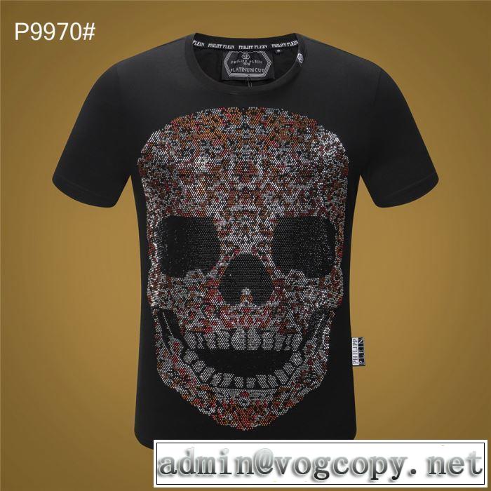 Tシャツ/半袖 2019SS 主張性もカジュアルさフィリッププレイン絶妙にオシャレ人気アイテム PHILIPP PLEIN