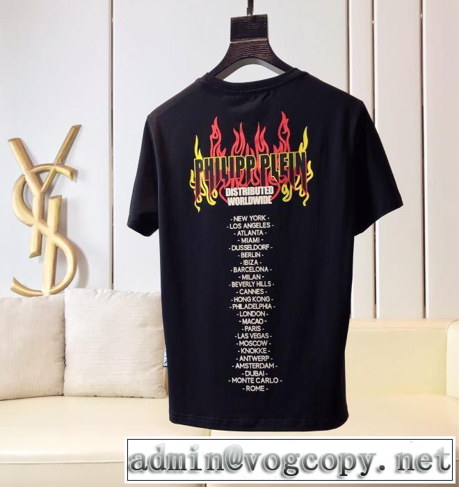 2色可選フィリッププレイン PHILIPP PLEIN2019年夏の一押しファッションアイテム Tシャツ/半袖 主張性もカジュアルさ