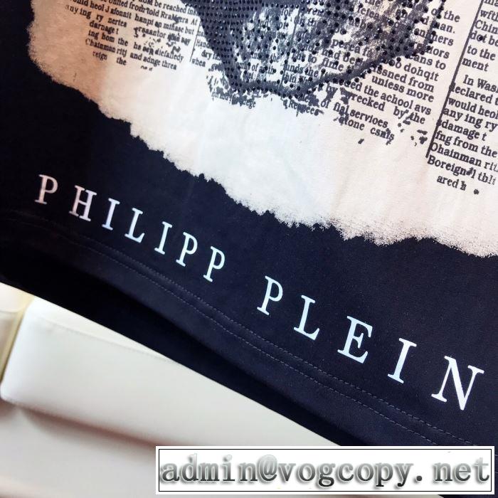 注目度が高まり最新コレクション Tシャツ/半袖  2色可選フィリッププレイン 2019SS  PHILIPP PLEIN海外セレブは大人気