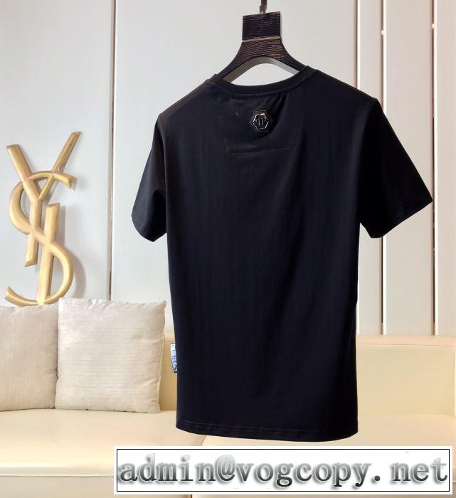 2色可選フィリッププレイン今風の着こなし新品  PHILIPP PLEIN 2019春夏は人気定番  Tシャツ/半袖