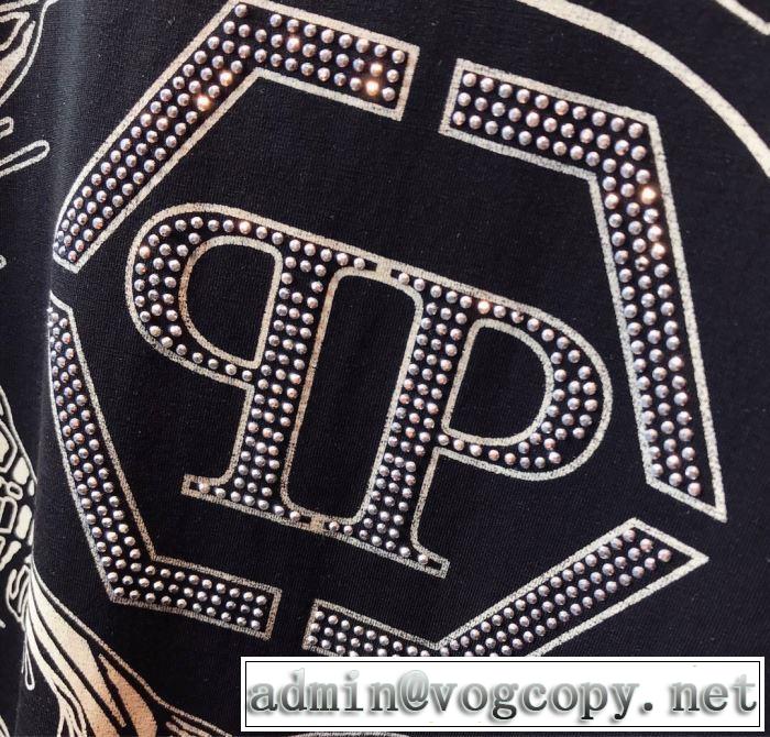 2色可選フィリッププレイン今風の着こなし新品  PHILIPP PLEIN 2019春夏は人気定番  Tシャツ/半袖
