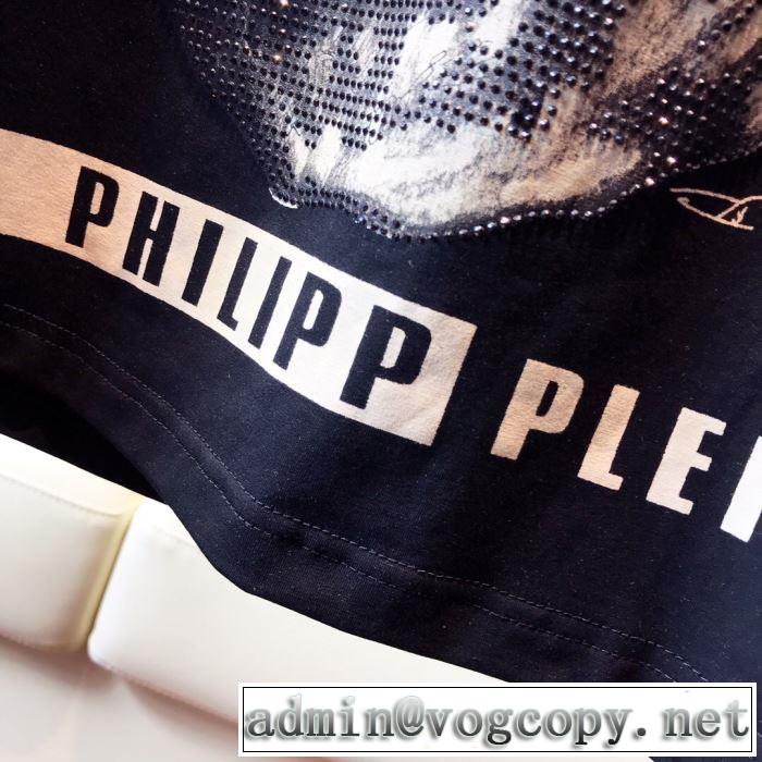 2019春夏は人気定番  PHILIPP PLEINTシャツ/半袖トレンド感があって涼しげ  2色可選フィリッププレイン