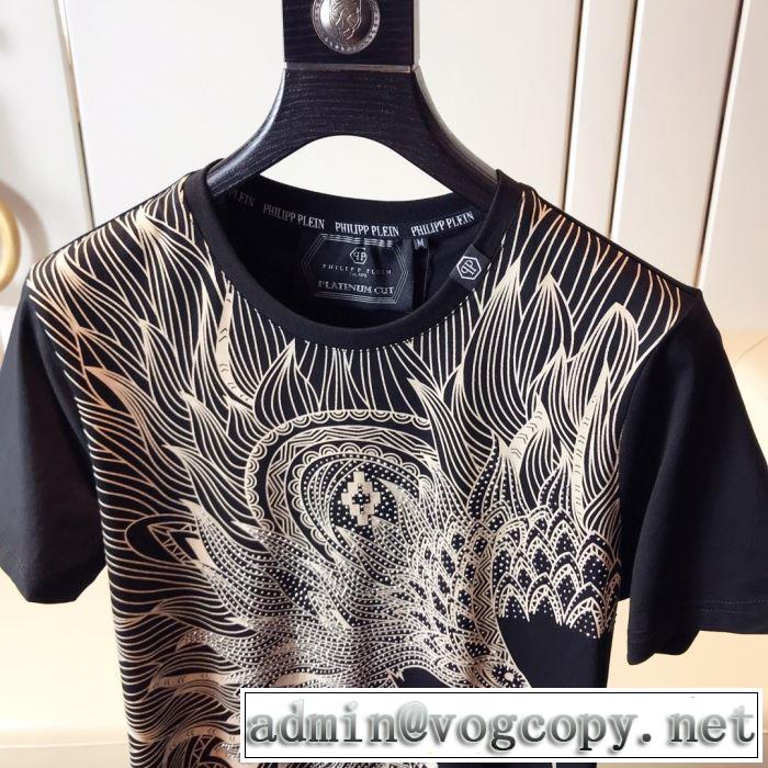 夏に良く似合うちょっと新品 Tシャツ/半袖  2色可選フィリッププレイン PHILIPP PLEIN 2019夏ファション新品