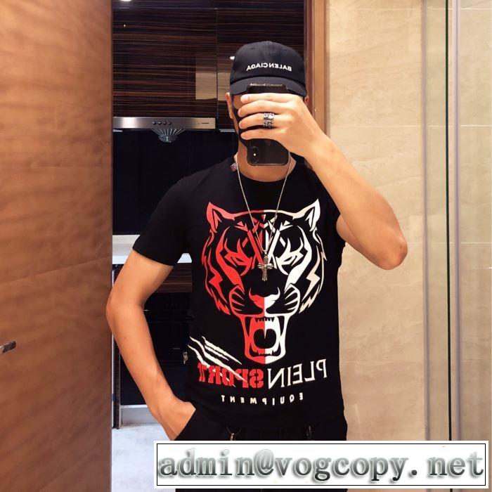 主張性もカジュアルさ  Tシャツ/半袖 2019SS 2色可選フィリッププレイン最新のトレンドブランド人気的  PHILIPP PLEIN