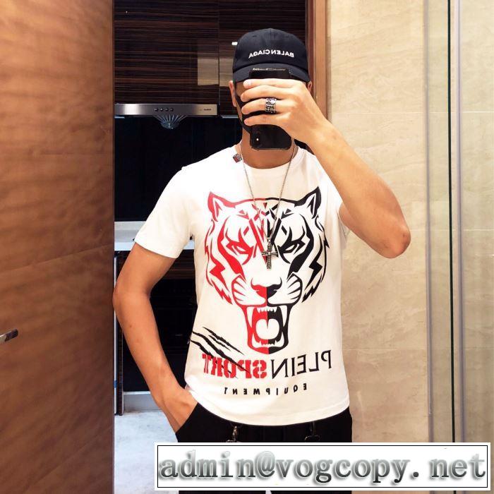 主張性もカジュアルさ  Tシャツ/半袖 2019SS 2色可選フィリッププレイン最新のトレンドブランド人気的  PHILIPP PLEIN