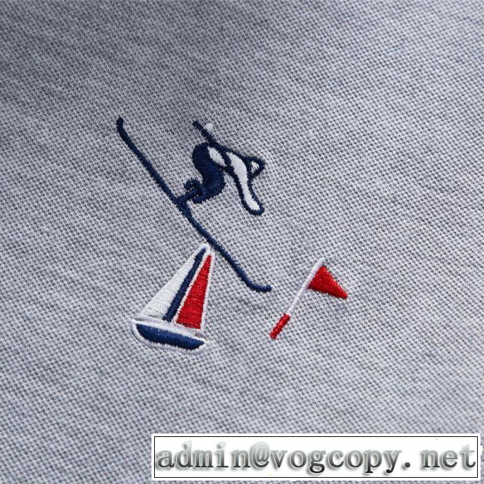 2019年の春夏に着たい トムブラウン THOM BROWNE Tシャツ/ティーシャツ大人っぽく仕上げ  3色可選