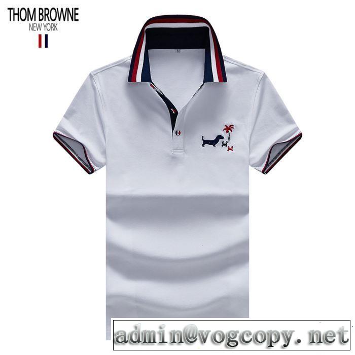 トムブラウン THOM BROWNE カジュアルさ Tシャツ/ティーシャツ 3色可選 春夏の流行り2019新品