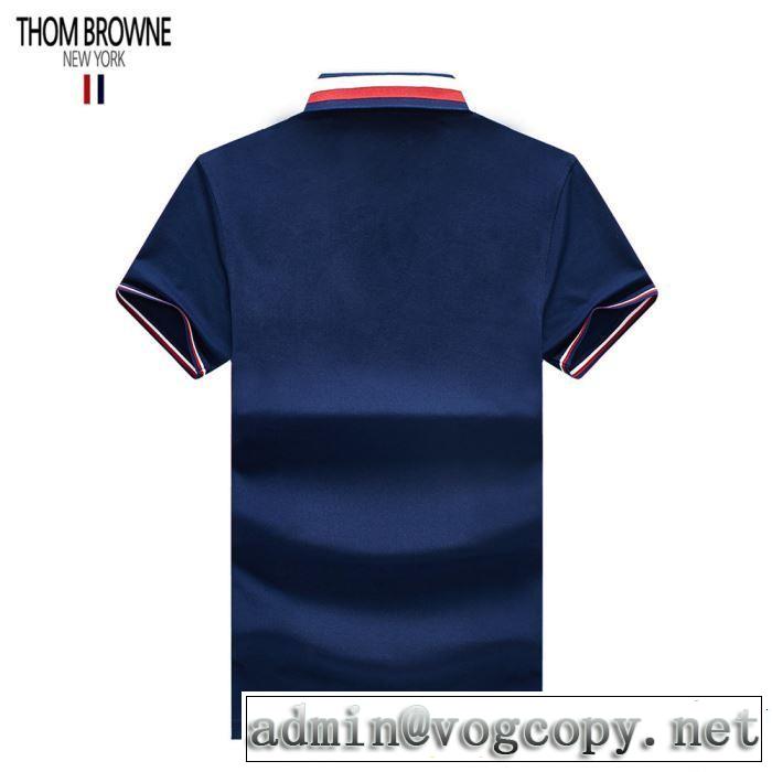 トムブラウン THOM BROWNE カジュアルさ Tシャツ/ティーシャツ 3色可選 春夏の流行り2019新品