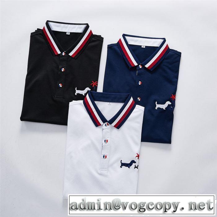 トムブラウン THOM BROWNE カジュアルさ Tシャツ/ティーシャツ 3色可選 春夏の流行り2019新品