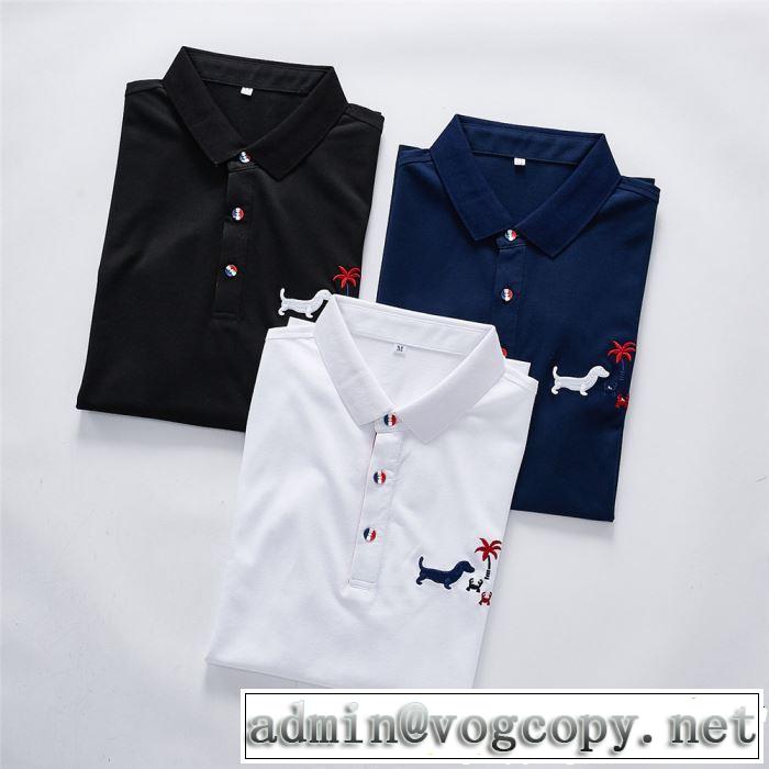 Tシャツ/ティーシャツ 3色可選リッチな印象に トムブラウン2019春夏も引き続き人気セール THOM BROWNE