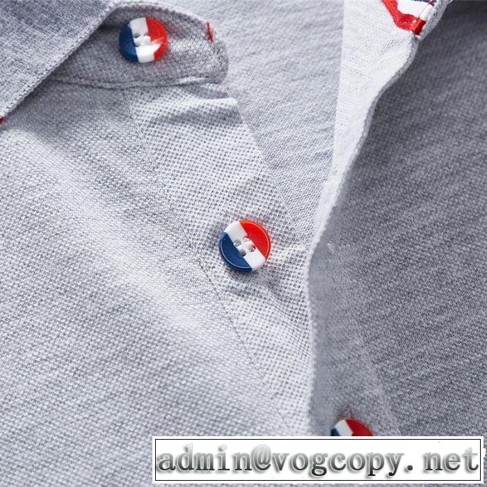 3色可選 トムブラウン THOM BROWNE 【2019春夏】最新コレクション Tシャツ/ティーシャツ  大人の余裕が漂う