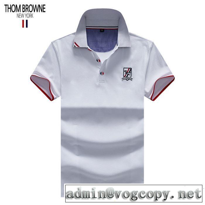 る春夏おすすめの人気商品 トムブラウン THOM BROWNE2019春夏の大注目トレンド Tシャツ/ティーシャツ 3色可選