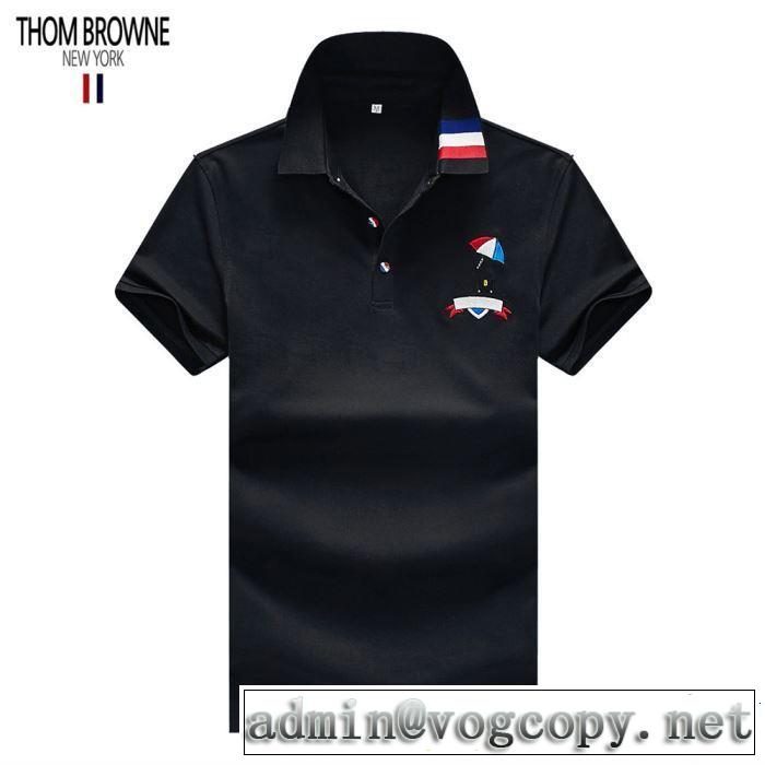  THOM BROWNE 優しげ人気アイテム トムブラウン 3色可選   Tシャツ/ティーシャツ 春夏の流行り2019新品 