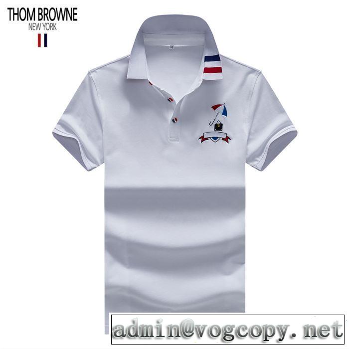 THOM BROWNE 優しげ人気アイテム トムブラウン 3色可選   Tシャツ/ティーシャツ 春夏の流行り2019新品