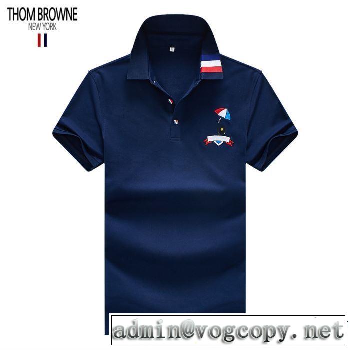 THOM BROWNE 優しげ人気アイテム トムブラウン 3色可選   Tシャツ/ティーシャツ 春夏の流行り2019新品