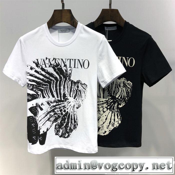 おしゃれな大人の着こなし ヴァレンティノ VALENTINO Tシャツ/ティーシャツ 2色可選 春夏の流行り2019新品