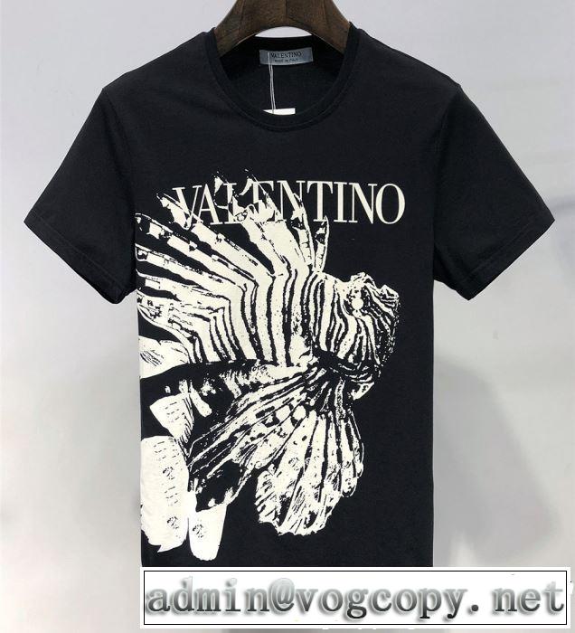 おしゃれな大人の着こなし ヴァレンティノ VALENTINO Tシャツ/ティーシャツ 2色可選 春夏の流行り2019新品