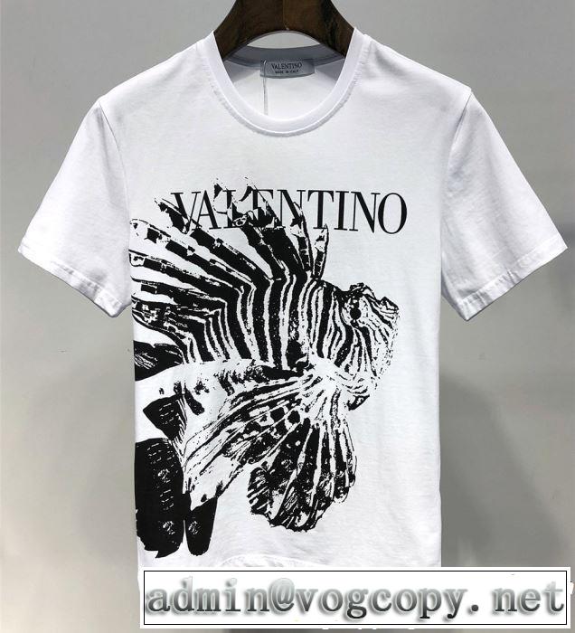 おしゃれな大人の着こなし ヴァレンティノ VALENTINO Tシャツ/ティーシャツ 2色可選 春夏の流行り2019新品
