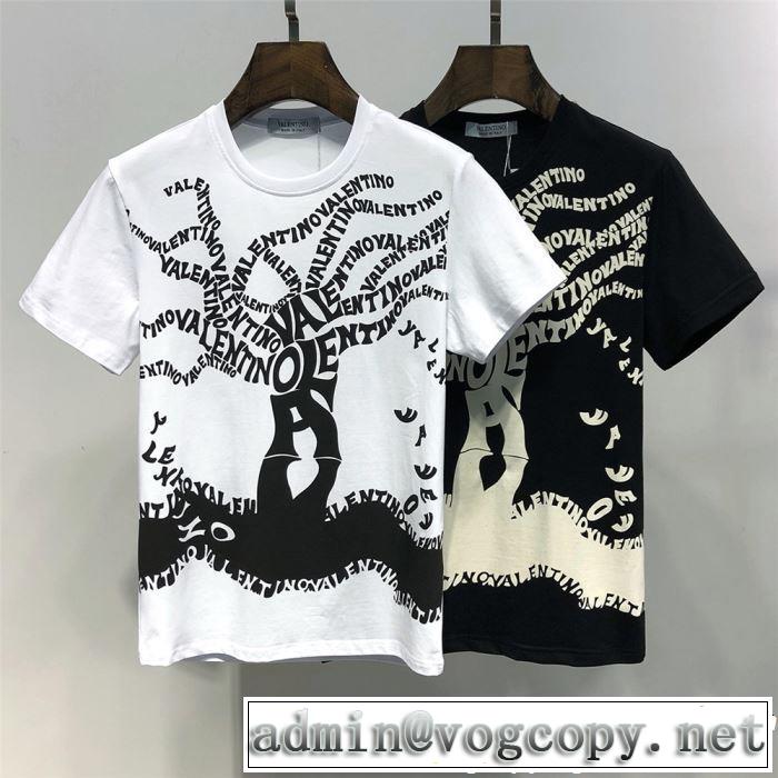 ヴァレンティノ VALENTINO Tシャツ/ティーシャツ 2色可選 2019春夏トレンドアイテム おしゃれ上級者に挑戦