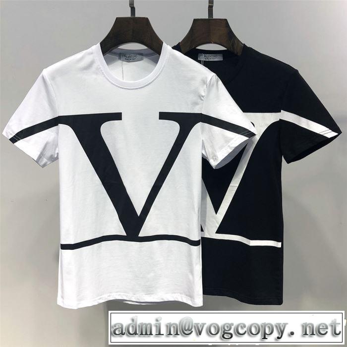2019春夏も引き続きトレンド キレイめ感が強い ヴァレンティノ VALENTINO Tシャツ/ティーシャツ 2色可選