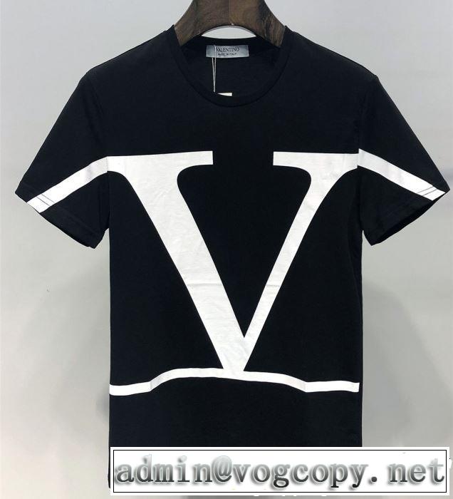 2019春夏も引き続きトレンド キレイめ感が強い ヴァレンティノ VALENTINO Tシャツ/ティーシャツ 2色可選