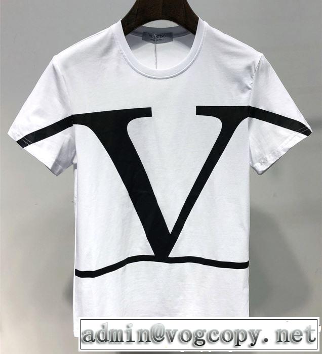 2019春夏も引き続きトレンド キレイめ感が強い ヴァレンティノ VALENTINO Tシャツ/ティーシャツ 2色可選
