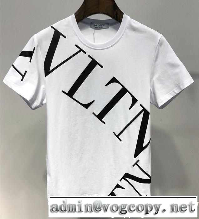 きれいめ派に上質 ヴァレンティノ VALENTINO Tシャツ/ティーシャツ 2色可選 2019春夏も引き続き人気セール