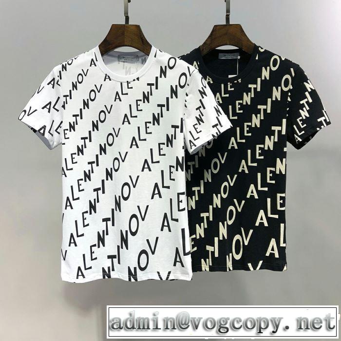 ヴァレンティノ VALENTINO Tシャツ/ティーシャツ 2色可選 2019春夏人気トレンドアイテム きれいめ上品に