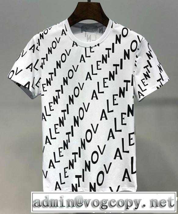 ヴァレンティノ VALENTINO Tシャツ/ティーシャツ 2色可選 2019春夏人気トレンドアイテム きれいめ上品に