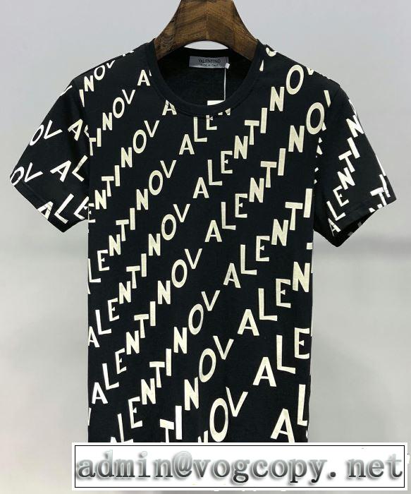 ヴァレンティノ VALENTINO Tシャツ/ティーシャツ 2色可選 2019春夏人気トレンドアイテム きれいめ上品に