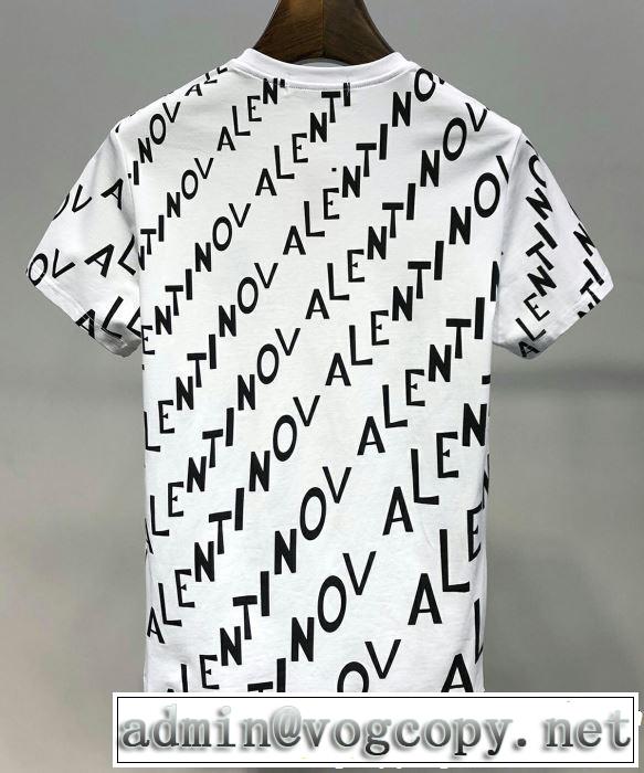 ヴァレンティノ VALENTINO Tシャツ/ティーシャツ 2色可選 2019春夏人気トレンドアイテム きれいめ上品に