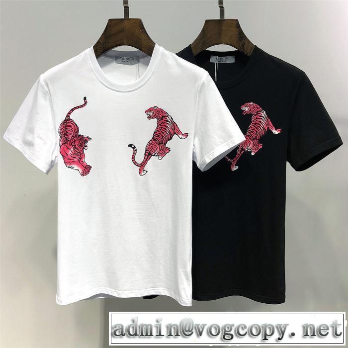 VALENTINO Tシャツ/ティーシャツ 2色可選 2019即旬な装いに オススメしたい最新注目ファション ヴァレンティノ