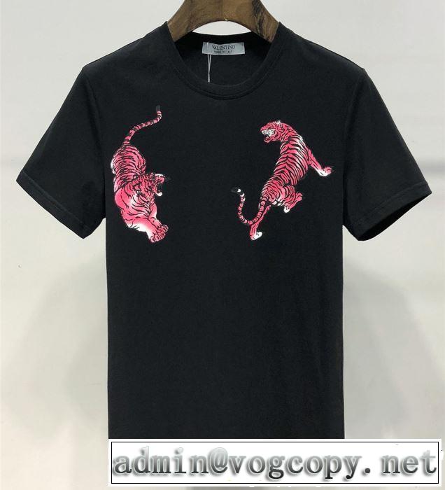 VALENTINO Tシャツ/ティーシャツ 2色可選 2019即旬な装いに オススメしたい最新注目ファション ヴァレンティノ