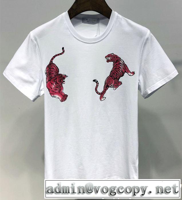 VALENTINO Tシャツ/ティーシャツ 2色可選 2019即旬な装いに オススメしたい最新注目ファション ヴァレンティノ