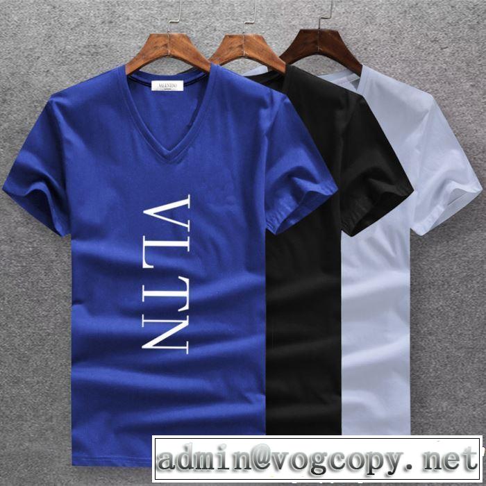 ヴァレンティノ VALENTINO Tシャツ/ティーシャツ 3色可選 2019年夏の一押しファッションアイテム 大胆なデザイン